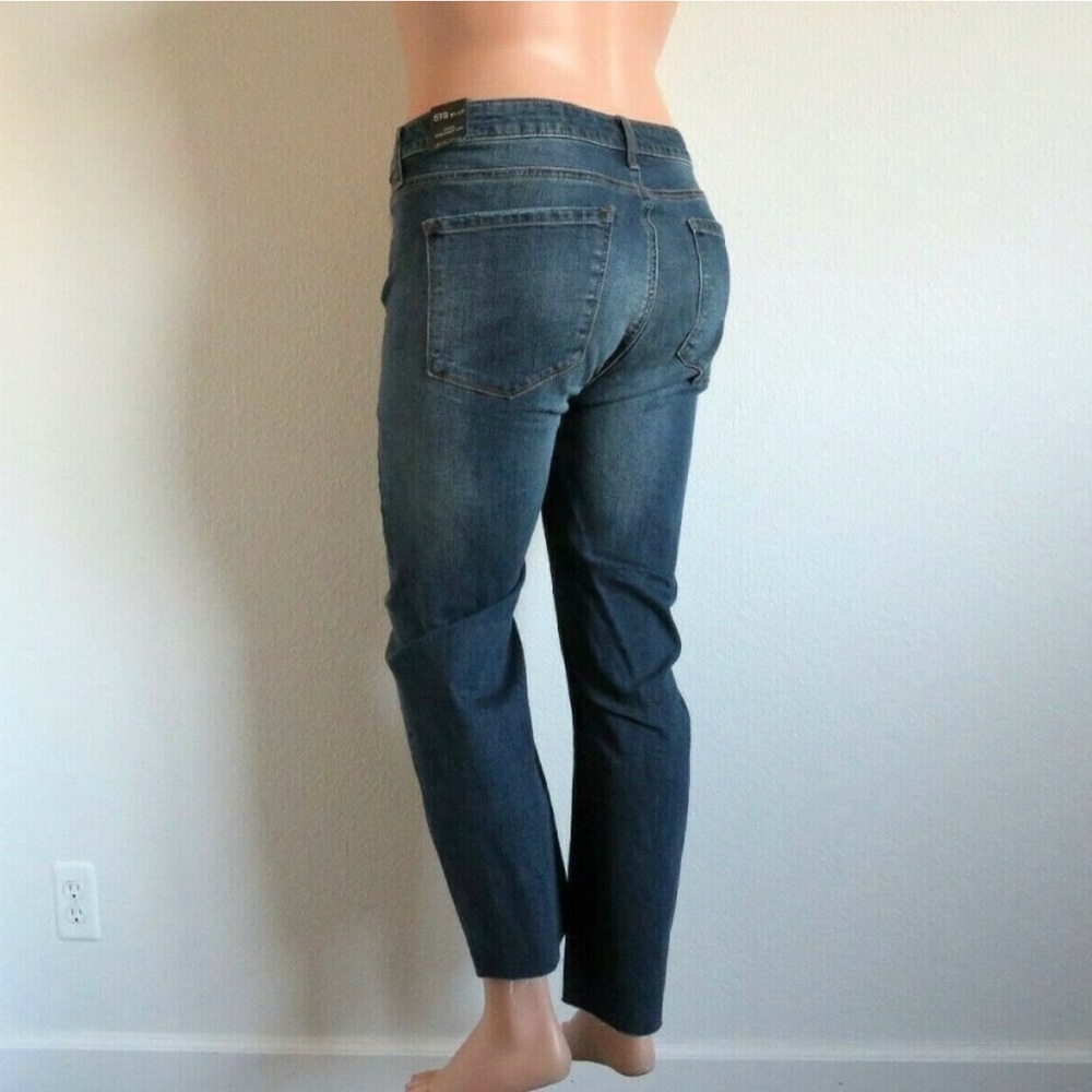 STS Blue Jeans Women’s Distressed CARA Straight Leg Plus Size 24 NWT - Picture 2 of 4